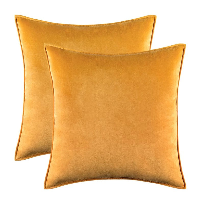 Velvet Decorative Pillow Cover - 18x18