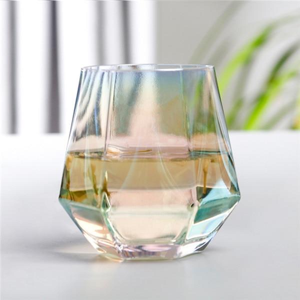 Spill Proof Hexagon Shaped Wine Glass