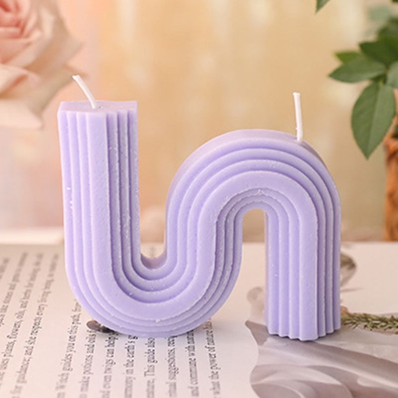 S-Shape Decorative Soy Wax Candles