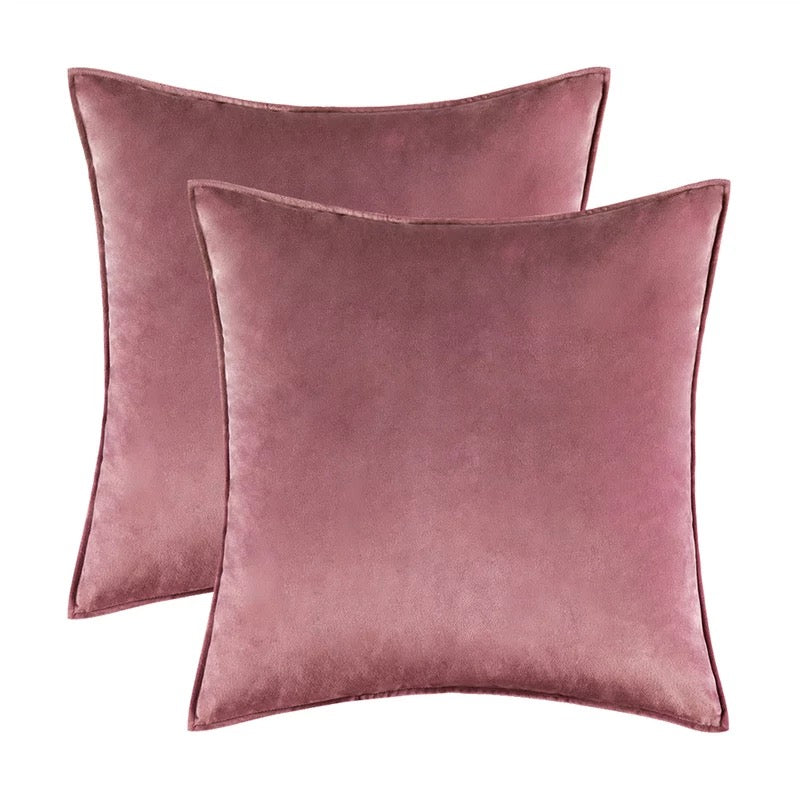 Love Edition Velvet Decorative Pillow Covers - 18x18
