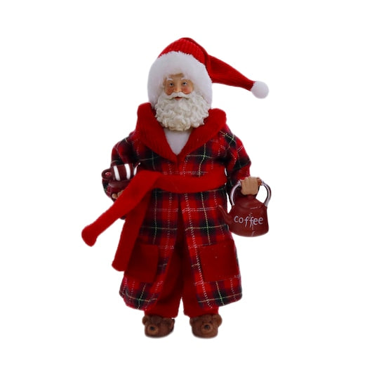 10.5" Bedtime Santa Claus Figurine