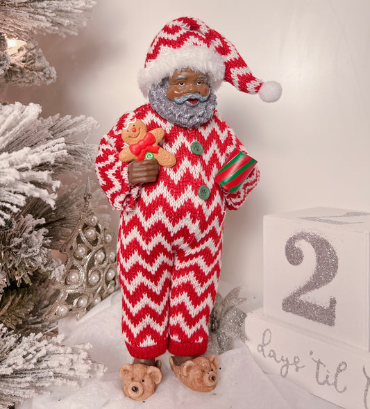 10.5" Cozy Santa Claus Figurine